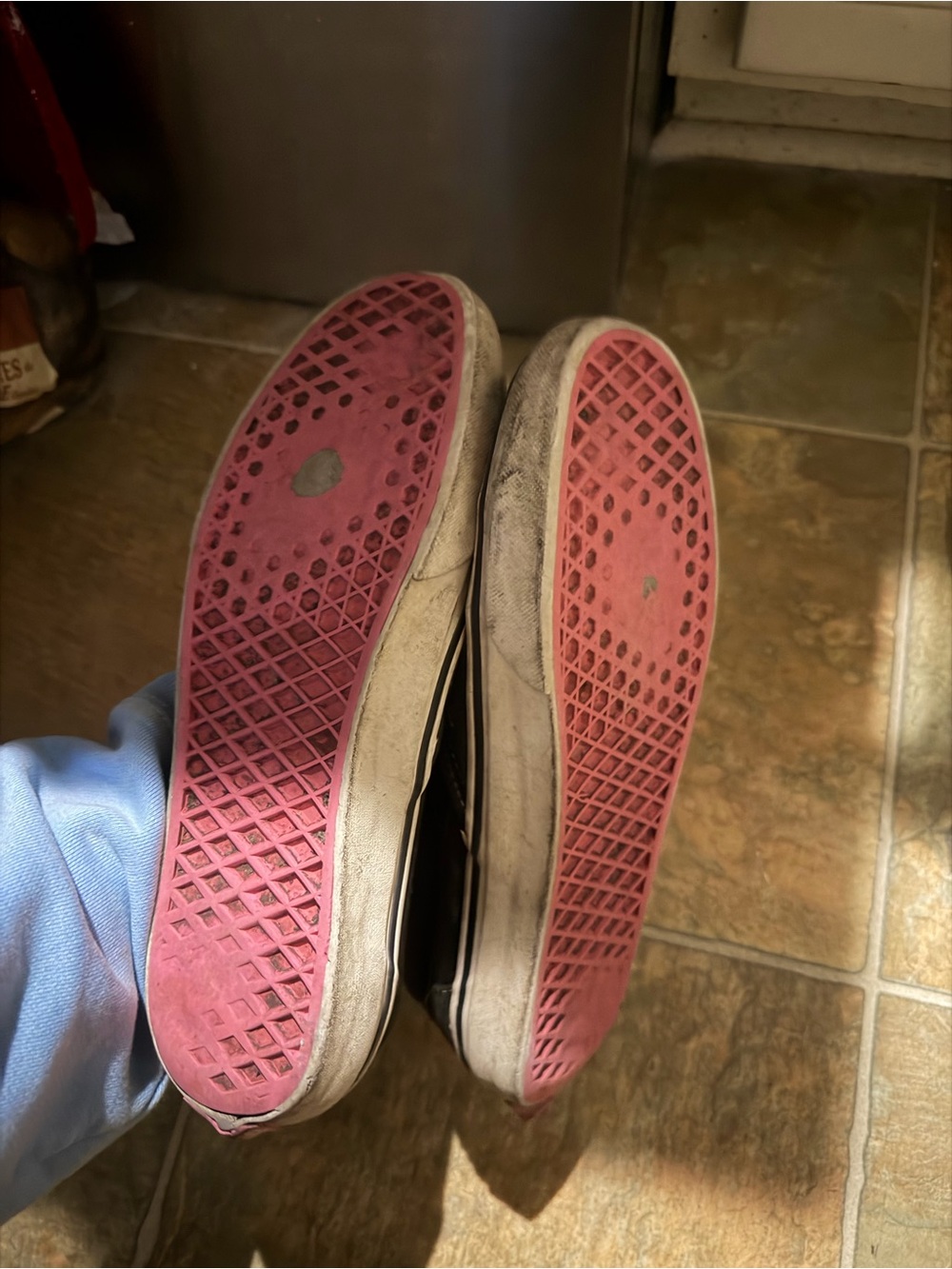 Vans Slip-On Hello Kitty Black & Pink Sneakers - Picture 6 of 7